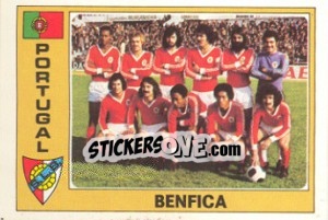 Figurina Benfica (Team) - Euro Football 77 - Panini