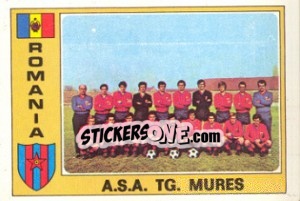 Sticker A.S.A. TG. Mures (Team) - Euro Football 77 - Panini