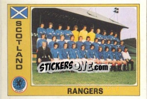Figurina Rangers (Team) - Euro Football 77 - Panini