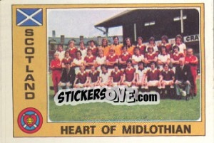 Sticker Heart of Midlothian (Team) - Euro Football 77 n. 257 - Panini