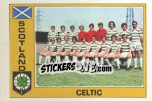 Figurina Celtic (Team) - Euro Football 77 - Panini