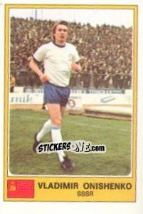 Sticker Vladimir Onishenko - Euro Football 77 - Panini