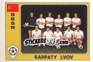 Sticker Karpaty Lvov (Team) - Euro Football 77 n. 268 - Panini