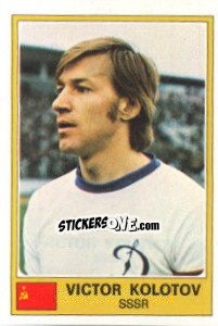 Cromo Victor kolotov - Euro Football 77 - Panini