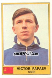 Cromo Victor Papaev - Euro Football 77 - Panini