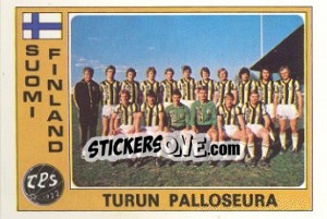 Figurina Turun Palloseura (Team) - Euro Football 77 - Panini