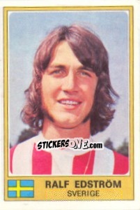 Sticker Ralf Edstrom - Euro Football 77 n. 278 - Panini
