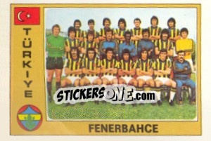 Figurina Fenerbahce (Team) - Euro Football 77 - Panini