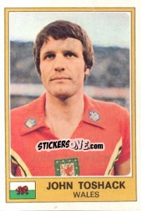 Sticker John Toshack - Euro Football 77 n. 287 - Panini
