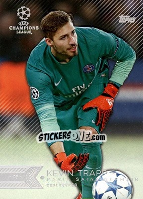 Sticker Kevin Trapp - UEFA Champions League Showcase 2015-2016 n. 3 - Topps