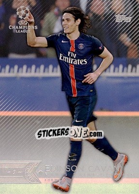 Sticker Edinson Cavani - UEFA Champions League Showcase 2015-2016 - Topps