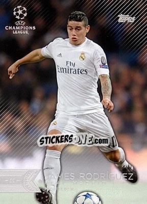 Sticker James Rodríguez - UEFA Champions League Showcase 2015-2016 n. 13 - Topps