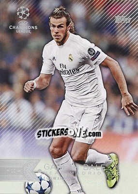 Sticker Gareth Bale - UEFA Champions League Showcase 2015-2016 n. 14 - Topps