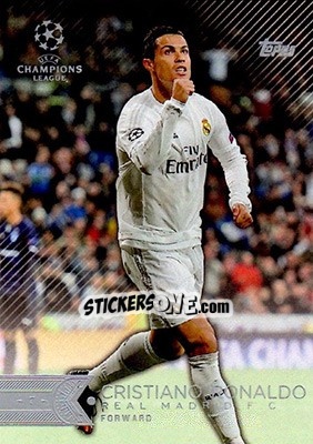 Sticker Cristiano Ronaldo - UEFA Champions League Showcase 2015-2016 n. 15 - Topps