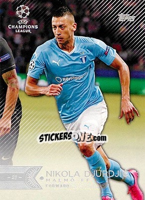Sticker Nikola Djurdjic - UEFA Champions League Showcase 2015-2016 - Topps