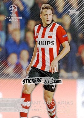 Sticker Santiago Arias - UEFA Champions League Showcase 2015-2016 n. 31 - Topps