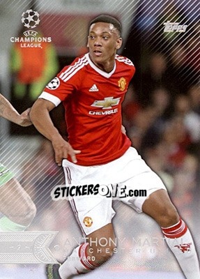 Sticker Anthony Martial - UEFA Champions League Showcase 2015-2016 - Topps
