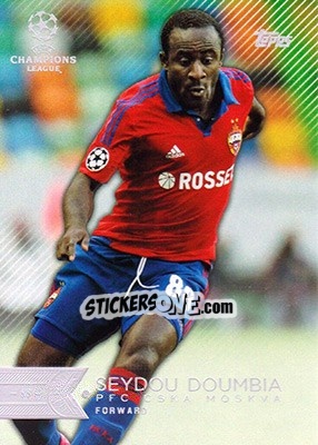Sticker Seydou Doumbia - UEFA Champions League Showcase 2015-2016 n. 42 - Topps