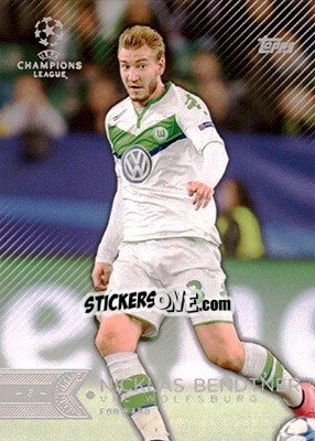 Sticker Nicklas Bendtner - UEFA Champions League Showcase 2015-2016 n. 53 - Topps