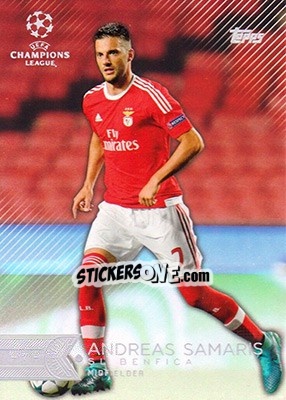 Sticker Andreas Samaris - UEFA Champions League Showcase 2015-2016 n. 56 - Topps