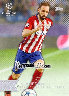 Sticker Juanfran - UEFA Champions League Showcase 2015-2016 n. 62 - Topps