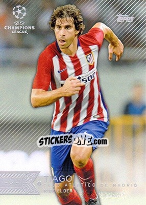 Sticker Tiago Mendes - UEFA Champions League Showcase 2015-2016 n. 64 - Topps
