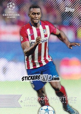 Sticker Jackson Martínez - UEFA Champions League Showcase 2015-2016 - Topps