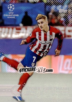 Sticker Antoine Griezmann - UEFA Champions League Showcase 2015-2016 n. 66 - Topps