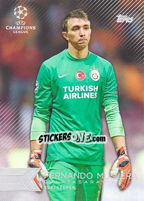 Sticker Fernando Muslera - UEFA Champions League Showcase 2015-2016 n. 68 - Topps