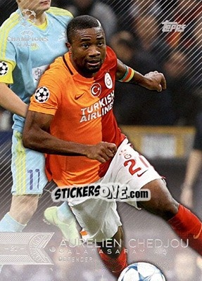 Sticker Aurélien Chedjou - UEFA Champions League Showcase 2015-2016 n. 71 - Topps