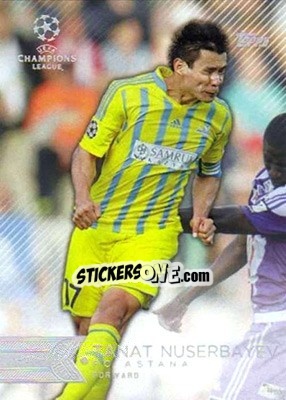 Sticker Tanat Nuserbayev - UEFA Champions League Showcase 2015-2016 - Topps