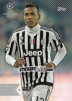 Sticker Alex Sandro - UEFA Champions League Showcase 2015-2016 n. 80 - Topps