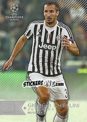 Sticker Giorgio Chiellini - UEFA Champions League Showcase 2015-2016 - Topps