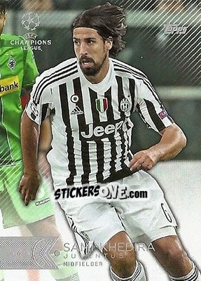 Sticker Sami Khedira - UEFA Champions League Showcase 2015-2016 n. 83 - Topps