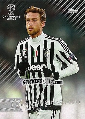 Sticker Claudio Marchisio - UEFA Champions League Showcase 2015-2016 n. 84 - Topps