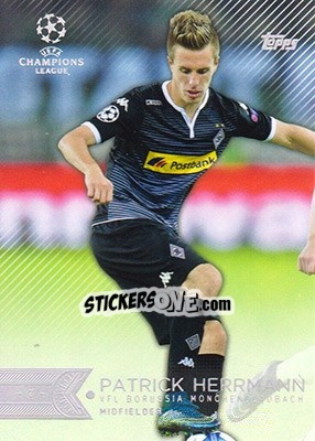 Sticker Patrick Herrmann - UEFA Champions League Showcase 2015-2016 n. 104 - Topps