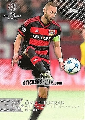 Sticker Ömer Toprak - UEFA Champions League Showcase 2015-2016 n. 116 - Topps