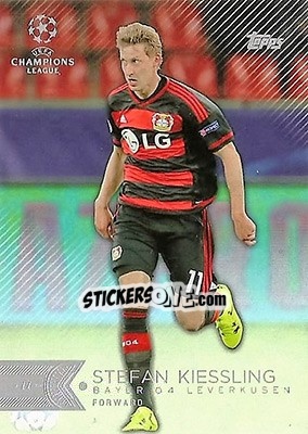 Sticker Stefan Kiessling - UEFA Champions League Showcase 2015-2016 n. 117 - Topps