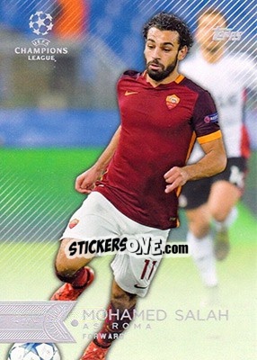 Sticker Mohamed Salah - UEFA Champions League Showcase 2015-2016 - Topps