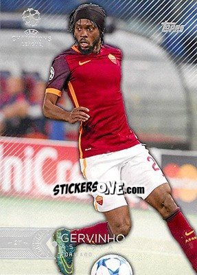 Sticker Gervinho - UEFA Champions League Showcase 2015-2016 n. 122 - Topps