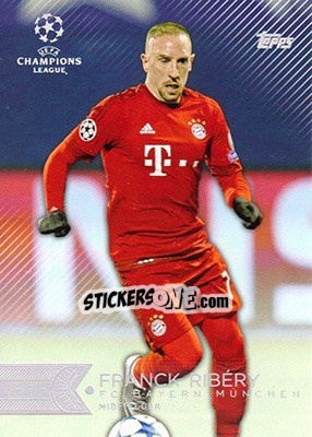 Sticker Franck Ribéry - UEFA Champions League Showcase 2015-2016 n. 133 - Topps