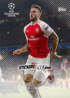 Sticker Olivier Giroud - UEFA Champions League Showcase 2015-2016 - Topps