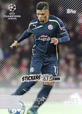 Sticker Junior Fernandes - UEFA Champions League Showcase 2015-2016 - Topps