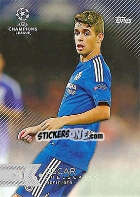 Sticker Oscar - UEFA Champions League Showcase 2015-2016 - Topps