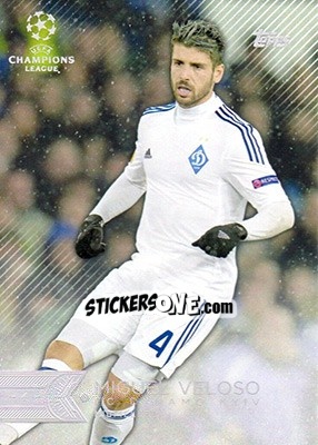 Sticker Miguel Veloso - UEFA Champions League Showcase 2015-2016 - Topps