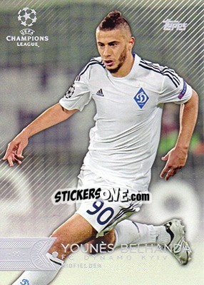 Sticker Younès Belhanda - UEFA Champions League Showcase 2015-2016 n. 174 - Topps