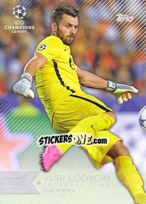 Sticker Yuri Lodygin - UEFA Champions League Showcase 2015-2016 - Topps