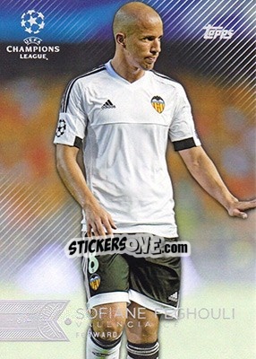 Figurina Sofiane Feghouli - UEFA Champions League Showcase 2015-2016 n. 197 - Topps