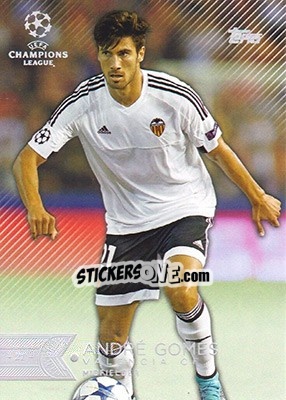 Sticker André Gomes - UEFA Champions League Showcase 2015-2016 n. 199 - Topps