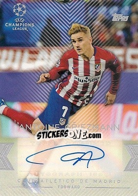 Sticker Antoine Griezmann - UEFA Champions League Showcase 2015-2016 n. CLA-AG - Topps